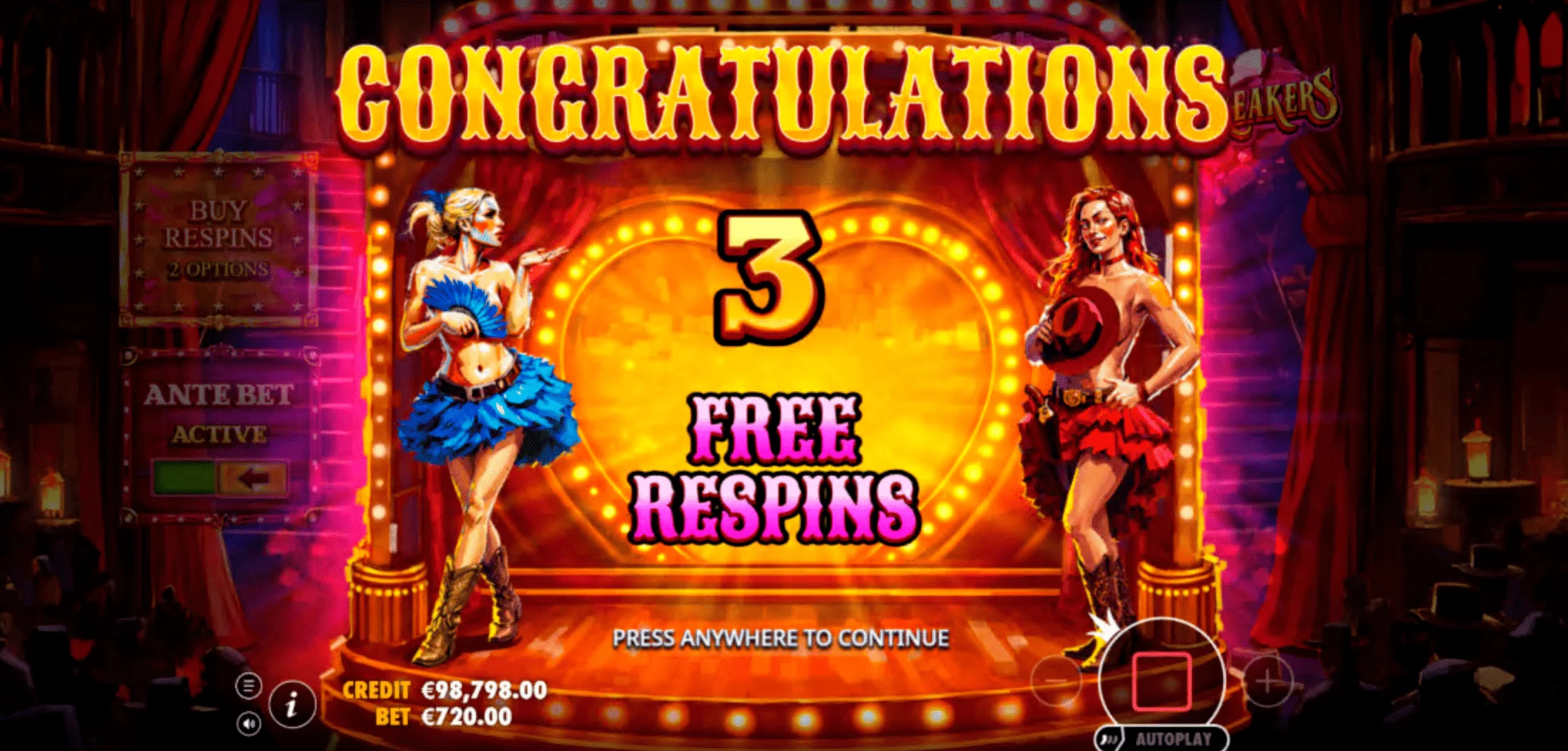 Heartbreakers - pinaparami ng Red Collect na simbolo ang halaga sa itaas ng reel